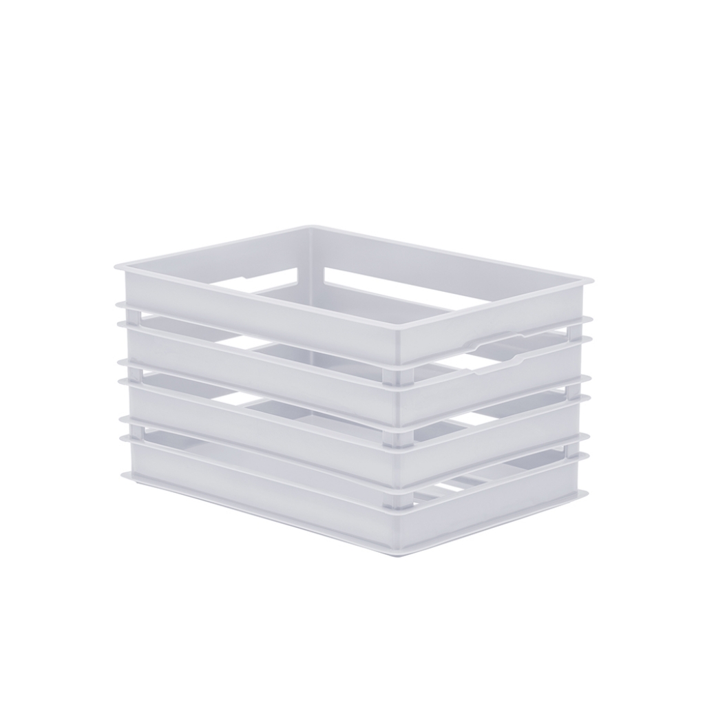 Organizador caixote branco - 34x24x19