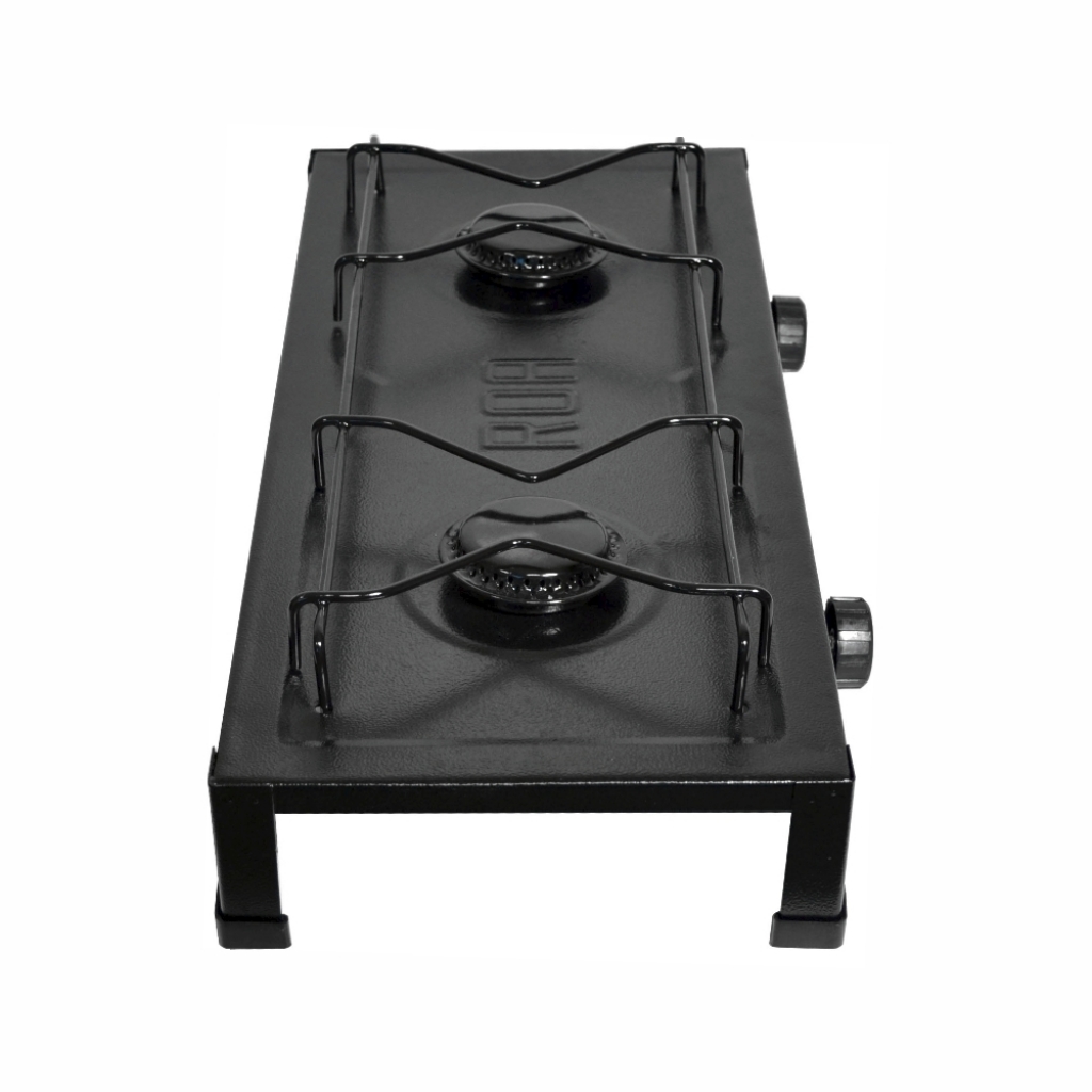 Fogão ROA 2 bocas baixa pressão gênesis preto
